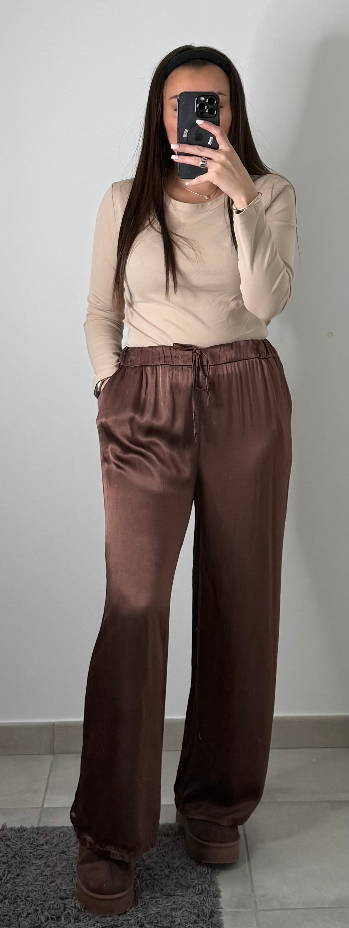 Pantalon SATINÉ