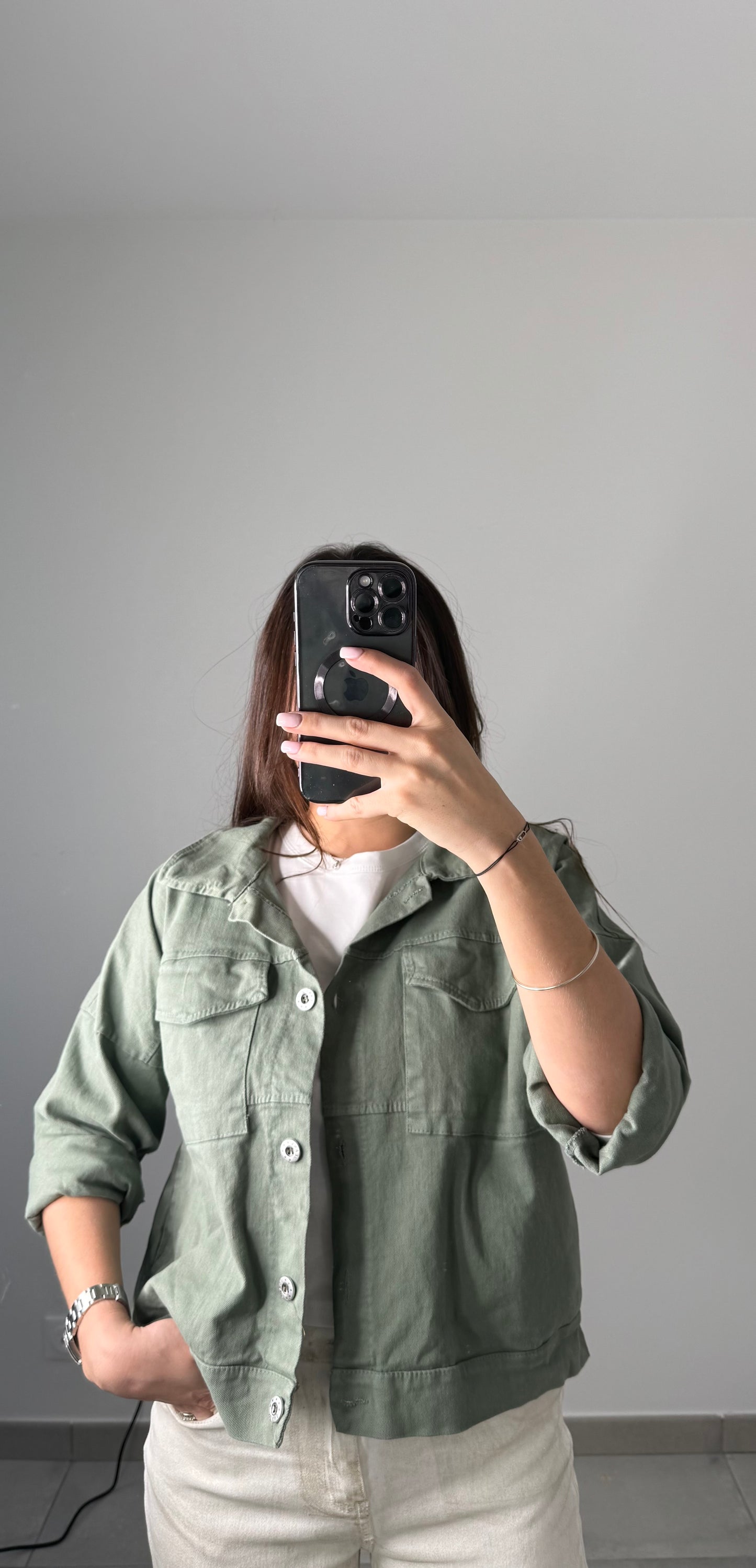 Veste en jeans oversize