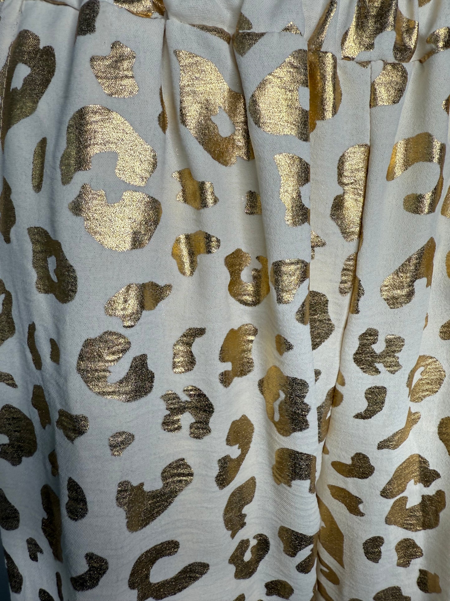Pantalon LÉOPARD DORÉ