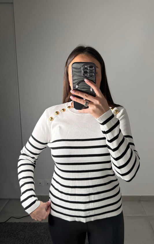Pull marinière BOUTON