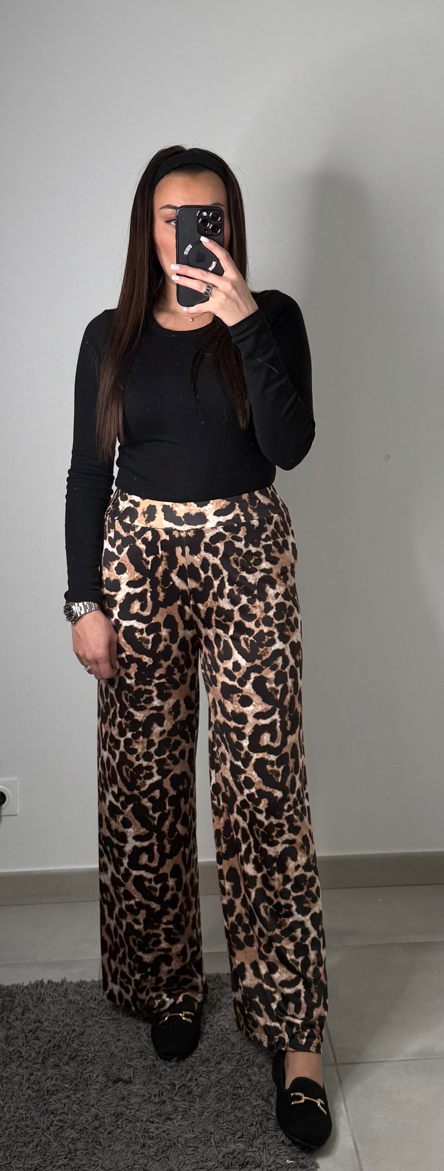 Pantalon LÉOPARD ÉLASTIQUE