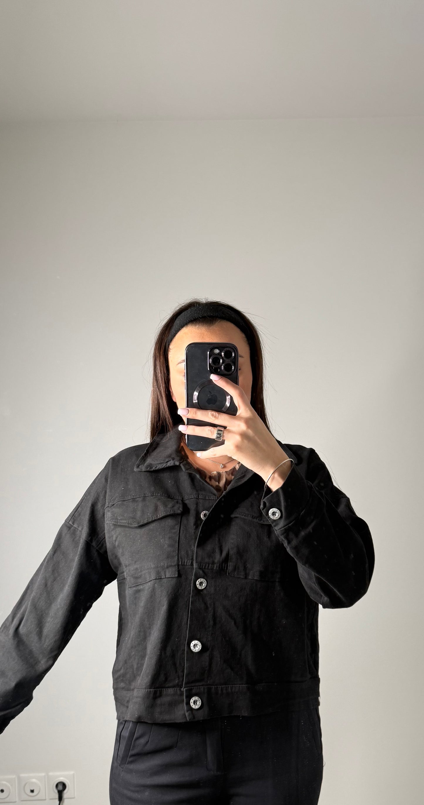 Veste en jeans oversize