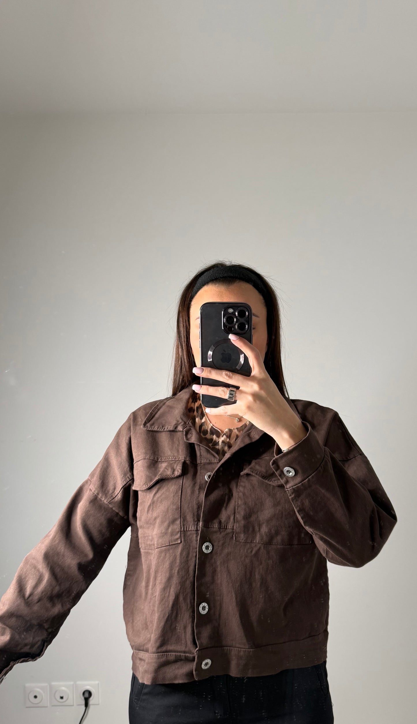 Veste en jeans oversize
