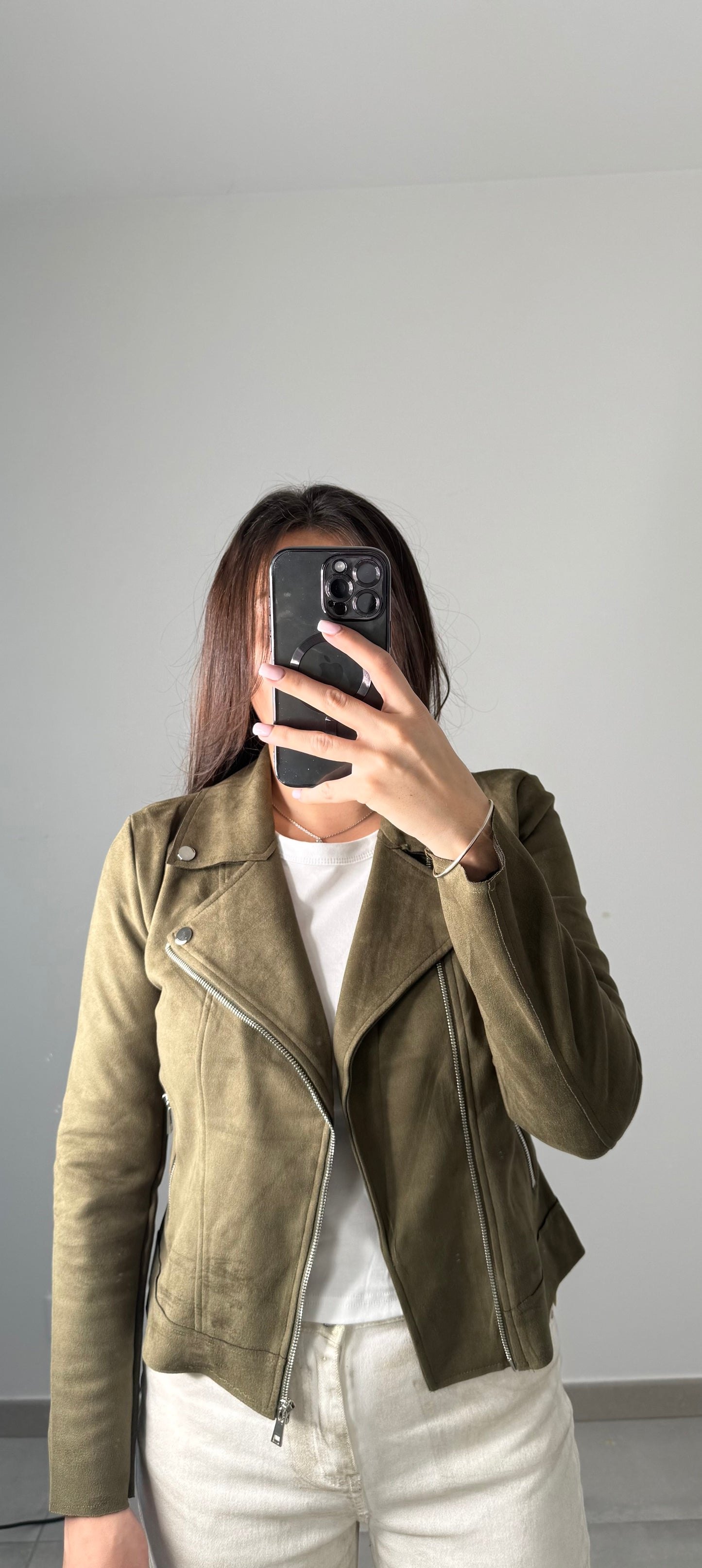 Veste style daim