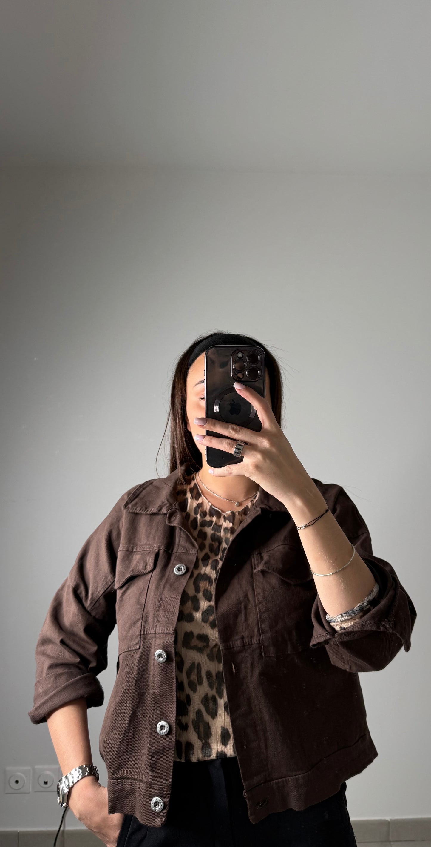 Veste en jeans oversize