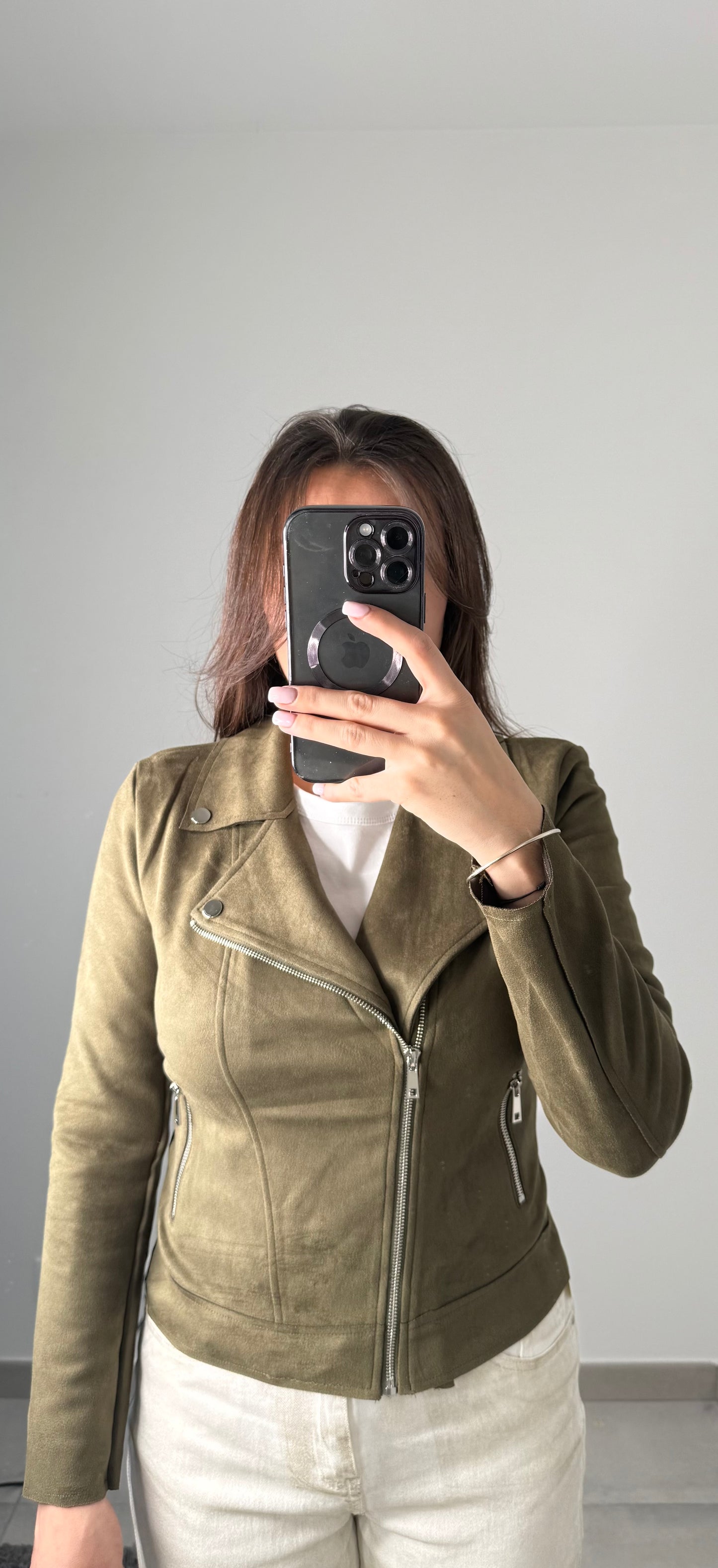 Veste style daim