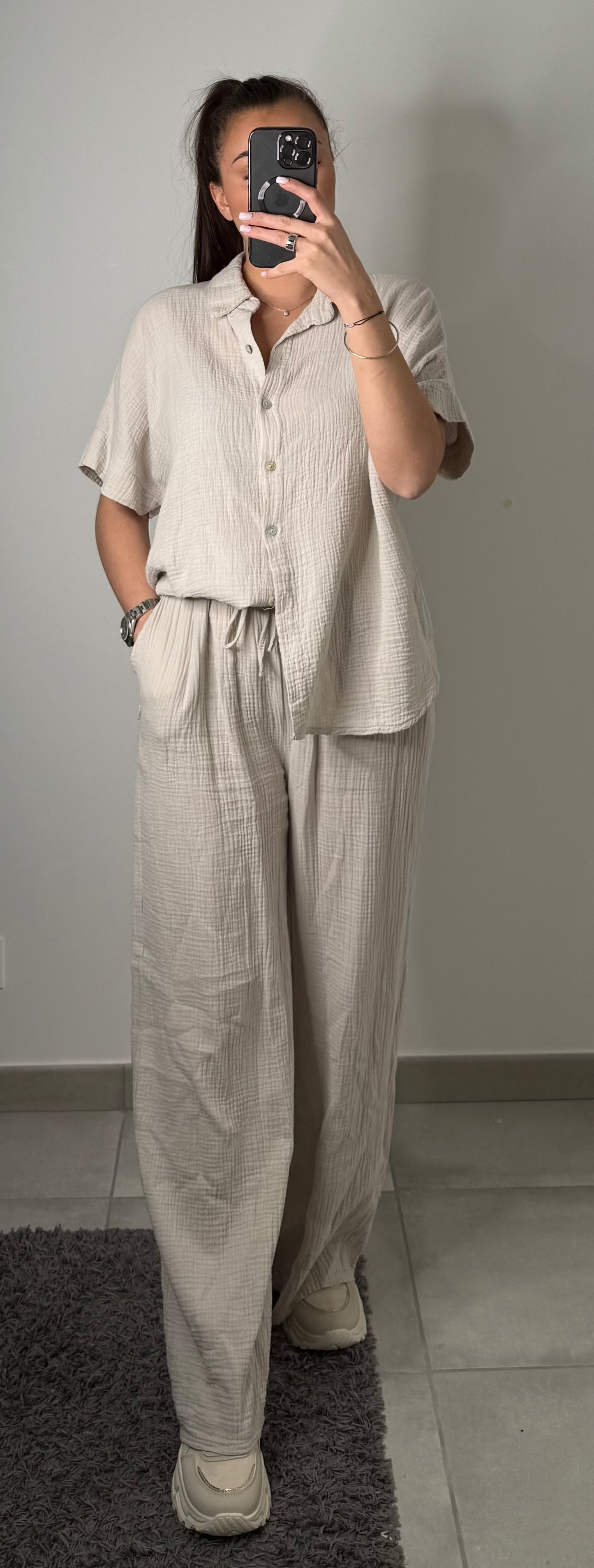 Ensemble GAZE DE COTON