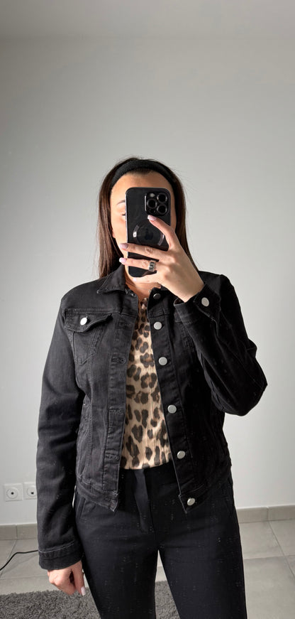 Veste en jeans cintré