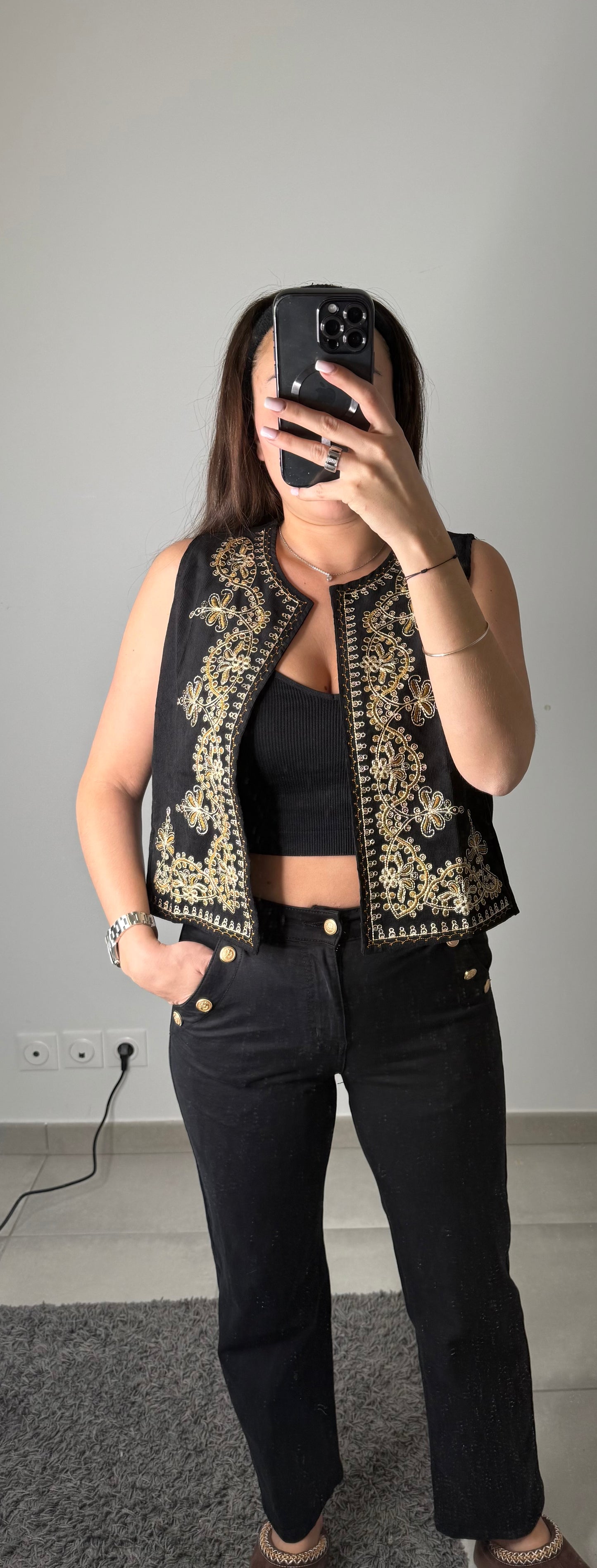 Jeans BOUTON CUIVRÉ
